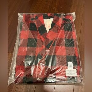 Brand new pottery barn robe M/L. Flannel